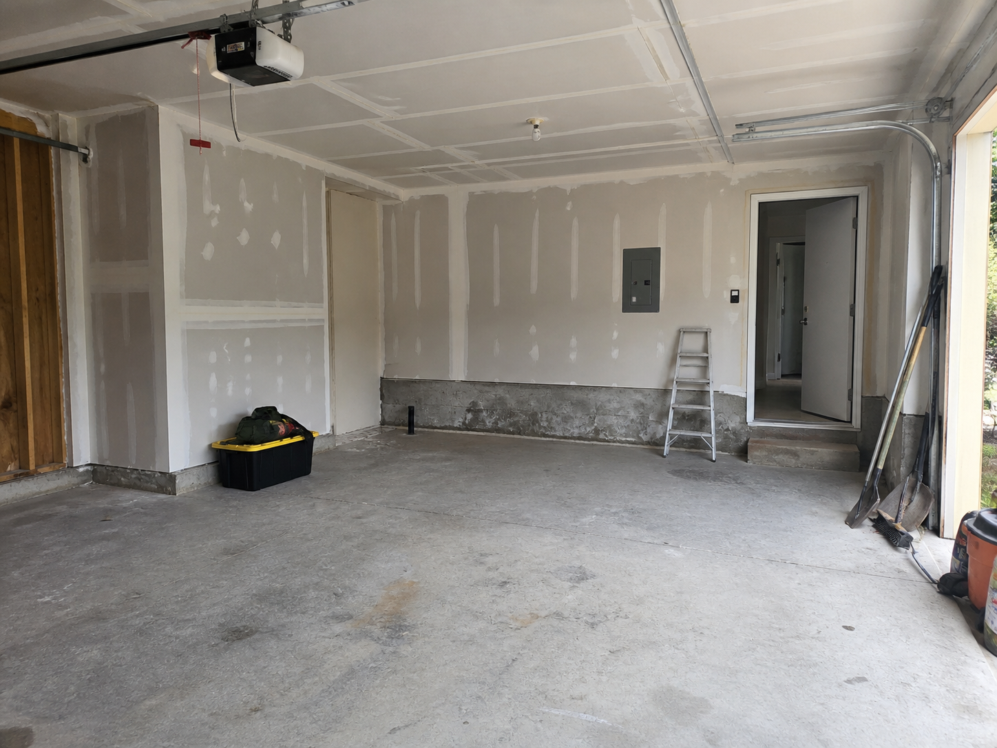Before garage transformation
